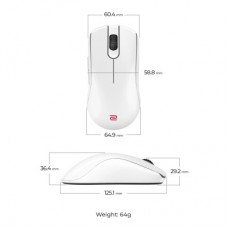 Мышка Zowie FK2DW Wireless White (9H.N4MBE.A3E) - Фото