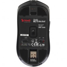 Мышка A4Tech Bloody R77 Ultra Wireless Dock Black (4711421003575) - Фото