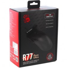 Мышка A4Tech Bloody R77 Ultra Wireless Dock Black (4711421003575) - Фото