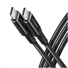 Дата кабель USB-C to USB-C 3.0m v3.2 Gen 1 PD 60W 3A black AXAGON (BUCM3-CM30AB)