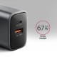 Зарядное устройство AXAGON 1xUSB-C PD67W + 1xUSB QC4+ PPS gray (ACU-PQ67) Зарядное устройство AXAGON 1xUSB-C PD67W + 1xUSB QC4+ PPS gray (ACU-PQ67)