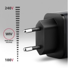 Зарядний пристрій AXAGON 1xUSB-C PD67W + 1xUSB QC4+ PPS gray (ACU-PQ67) - Фото