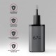 Зарядное устройство AXAGON 1xUSB-C PD67W + 1xUSB QC4+ PPS display gray (ACU-PQ67D)