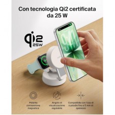 Зарядний пристрій Belkin UltraCharge Pro 2-in-1 Convertible Mag (WIZ043KQSD) - Фото