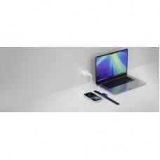 Зарядное устройство Belkin 2xUSB-C + 1xUSB PD70W PPS GaN white (WCH018HQWH) - Фото