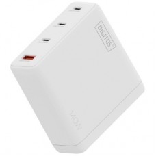 Зарядний пристрій Digitus 3xUSB-C + 1xUSB PD140W GaN white (DA-10305) - Фото