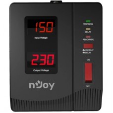 Стабилизатор напряжения nJoy Alvis 1000 (AVRL-10001AL-CS01B) AVR, 1 розетка (Alvis 1000) - Фото