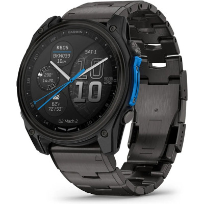 Смарт-годинник Garmin D2 Mach 2, 51 mm, Saph, CrbnGry Ti/Blk w/TiBd,GPS (010-02905-31)