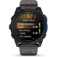Смарт-годинник Garmin D2 Mach 2, 51 mm, Saph, CrbnGry Ti/Blk w/TiBd,GPS (010-02905-31) Смарт-годинник Garmin D2 Mach 2, 51 mm, Saph, CrbnGry Ti/Blk w/TiBd,GPS (010-02905-31) - Фото