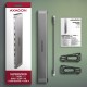 Концентратор AXAGON USB-C 9-in-1 4xUSB 3.2 + 2xUSB-C + HDMI + SD/TF + RJ45 1000Mbps + PD 100W black/gray (HMC-10HLS)