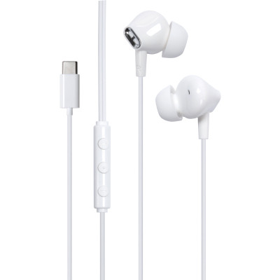 Наушники Vention Echo Lite USB-C In-Ear Wired White (GBBWAV)