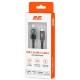 Дата кабель USB-C to USB-C 1.0m PD 100W Digital Display black 2E (2E-CC100-BL) Дата кабель USB-C to USB-C 1.0m PD 100W Digital Display black 2E (2E-CC100-BL)