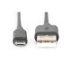 Дата кабель USB 2.0 AM to Micro 5P 0.9m black Digitus (AK-300110-010-S) Дата кабель USB 2.0 AM to Micro 5P 0.9m black Digitus (AK-300110-010-S)