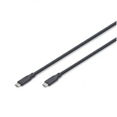 Дата кабель USB-C to USB-C 0.5m USB4 2.0 80G 240W 16K silicone black Digitus (AK-300350-005-S)