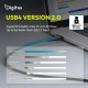 Дата кабель USB-C to USB-C 0.5m USB4 2.0 80G 240W 16K silicone black Digitus (AK-300350-005-S) Дата кабель USB-C to USB-C 0.5m USB4 2.0 80G 240W 16K silicone black Digitus (AK-300350-005-S)