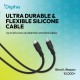 Дата кабель USB-C to USB-C 0.5m USB4 2.0 80G 240W 16K silicone black Digitus (AK-300350-005-S) Дата кабель USB-C to USB-C 0.5m USB4 2.0 80G 240W 16K silicone black Digitus (AK-300350-005-S)