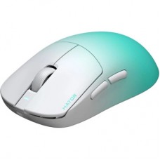 Мышка Hator Quasar 3 Ultima 8K Wireless/Bluetooth/USB White/Mint (HTM761) - Фото