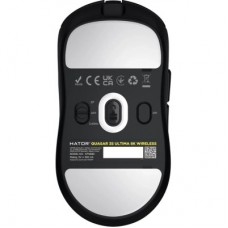 Мышка Hator Quasar 3S Ultima 8K Wireless/Bluetooth/USB Black (HTM660) - Фото