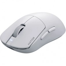 Мышка Hator Quasar 3S Ultima 8K Wireless/Bluetooth/USB White (HTM661) - Фото