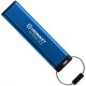 USB флеш накопитель Kingston 128GB IronKey Keypad 200 Type-C Encrypted Blue USB 3.2 (IKKP200C/128GB)