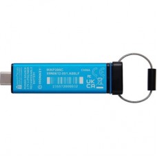 USB флеш накопитель Kingston 128GB IronKey Keypad 200 Type-C Encrypted Blue USB 3.2 (IKKP200C/128GB) USB флеш накопитель Kingston 128GB IronKey Keypad 200 Type-C Encrypted Blue USB 3.2 (IKKP200C/128GB) - Фото