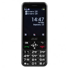 Мобільний телефон 2E E280 2025 Black + Батарея (794300868957) - Фото