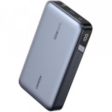 Батарея універсальна Ugreen 20000 mAh 100 W PD, QC, USB-A, 2xUSB-C Grey (PB720) (25188) - Фото