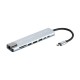 Концентратор 2E USB-C 8-in-1 1xUSB 2.0 + 1xUSB 3.0 + 2xUSB-C PD + HDMI + microSD/SD + 1xRJ45 0.13m gray (2E-W2681)