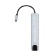 Концентратор 2E USB-C 8-in-1 1xUSB 2.0 + 1xUSB 3.0 + 2xUSB-C PD + HDMI + microSD/SD + 1xRJ45 0.13m gray (2E-W2681)