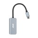 Концентратор 2E USB-C 4-in-1 1xUSB 3.0 + 1xUSB-C PD + HDMI 0.14m gray (2E-W2680)