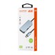 Концентратор 2E USB-C 4-in-1 1xUSB 3.0 + 1xUSB-C PD + HDMI 0.14m gray (2E-W2680)