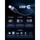Дата кабель USB-C to USB-C 1.0m 240W 480Mbps black Ugreen (45067)