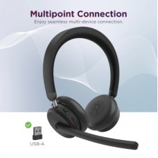 Наушники Lenovo Dual-Mode Wireless ANC 6550 Black (4XD1S19777) - Фото