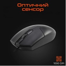 Мышка Meetion M360 USB Black (MT-M360-A160CM) - Фото