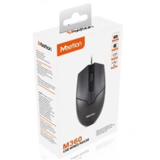 Мышка Meetion M360 USB Black (MT-M360-A160CM) - Фото