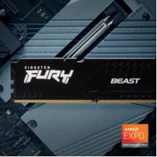 Модуль пам'яті для комп'ютера DDR5 8GB 5600 MHz Beast AM5 Black Fury (KF556C36BBE-8) - Фото