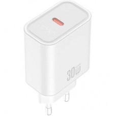 Зарядний пристрій XO USB-C PD30W white (CE41.white) - Фото