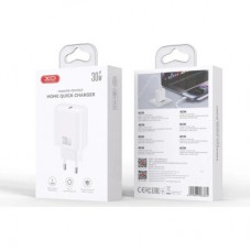 Зарядний пристрій XO USB-C PD30W white (CE41.white) - Фото