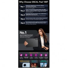Планшет Oscal Pad 100 12.0" 6/256GB 4G (LTE) Sky Blue (6931548326335) - Фото