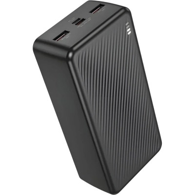 Батарея універсальна BOROFONE 30000mAh BJ56B Graceful 22.5W+PD20W Black (6941991116445)