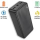 Батарея універсальна BOROFONE 30000mAh BJ56B Graceful 22.5W+PD20W Black (6941991116445)