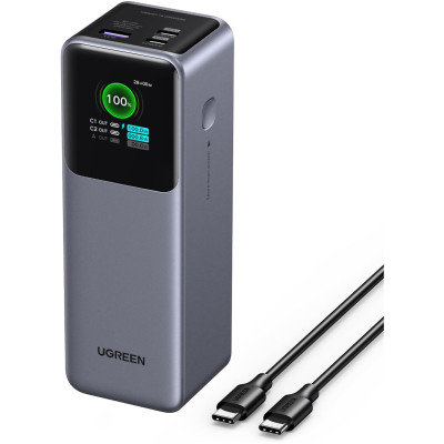 Батарея універсальна Ugreen 25000 mAh 200W PD/3.0, QC/4.0 (PB722) (35525B)