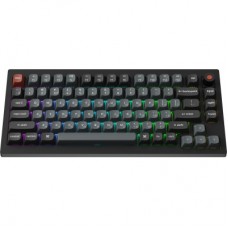 Клавіатура Keychron V1 8K Keychron Super Red Switch RGB USB UA Black (V1W-D1-UA) - Фото