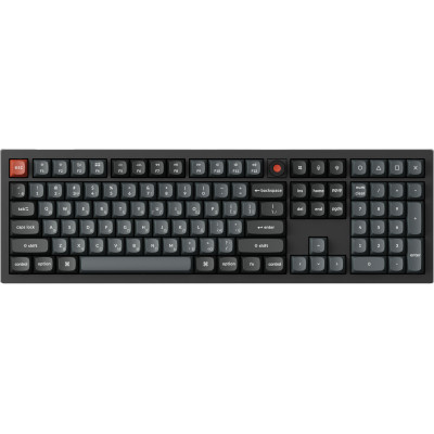 Клавіатура Keychron V6 8K Keychron Super Red Switch RGB USB UA Black (V6W-D1-UA)