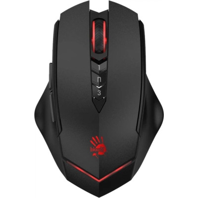 Мышка A4Tech Bloody R80 Plus Wireless/USB Black Skull (4711421003018)