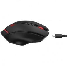 Мышка A4Tech Bloody R80 Plus Wireless/USB Black Skull (4711421003018) - Фото