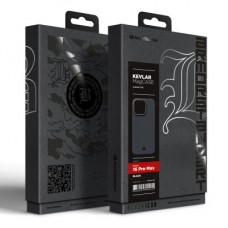 Чохол для мобільного телефона Armorstandart BlackIcon Aramid Twill MagCase Apple iPhone 16 Pro Max Black (ARM90152) Чохол для мобільного телефона Armorstandart BlackIcon Aramid Twill MagCase Apple iPhone 16 Pro Max Black (ARM90152) - Фото