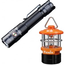 Фонарь Fenix PD35R ACE LED 2000 лм + наключний ліхтар CL01 (помаранчевий) (PD35RACE-CL01O)