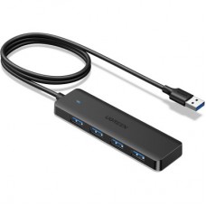 Концентратор Ugreen USB 3.0 to 4хUSB 3.0 1.0m Space Gray CM219 (35574) - Фото