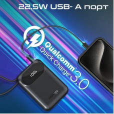Батарея універсальна Promate 20000 mAh PD/35W (powerpod-20.black) - Фото
